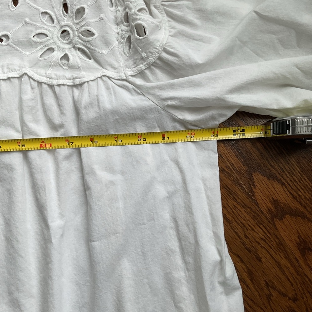 White Eyelet Blouse - Picture 8 of 15